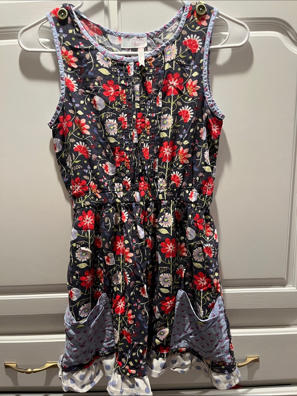 Matilda Jane 435 The Adventure Begins Soak Up The Sun Dress Floral Pockets Sz 14